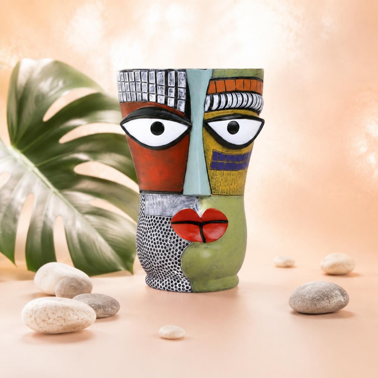 Abstract Face Planter Artistic - Home Decor Design Ideas ulasan dan harga