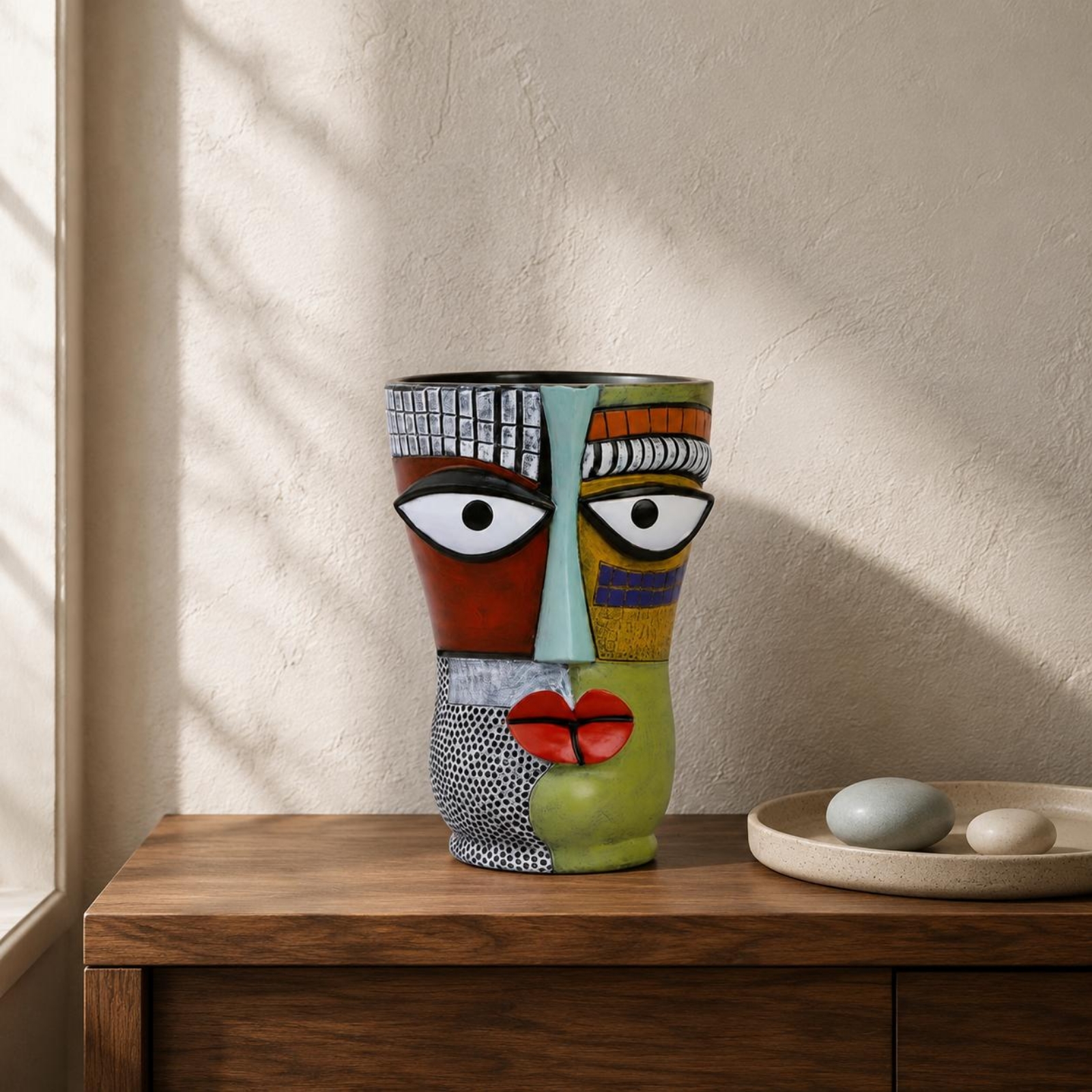 Abstract Face Planter Artistic - Home Decor Design Ideas ulasan dan harga
