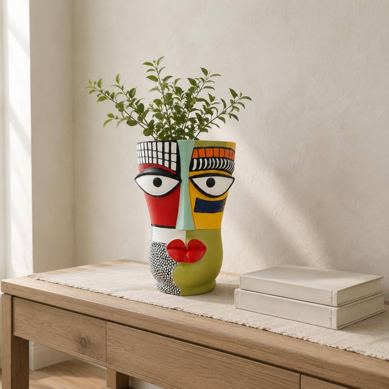 Abstract Face Planter Artistic - Home Decor Design Ideas ulasan dan harga