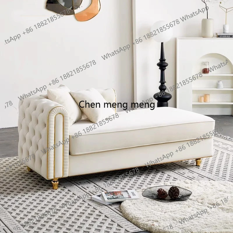 E136 Cream White Foot Stool Ro - Home Decor Aesthetic ulasan dan harga