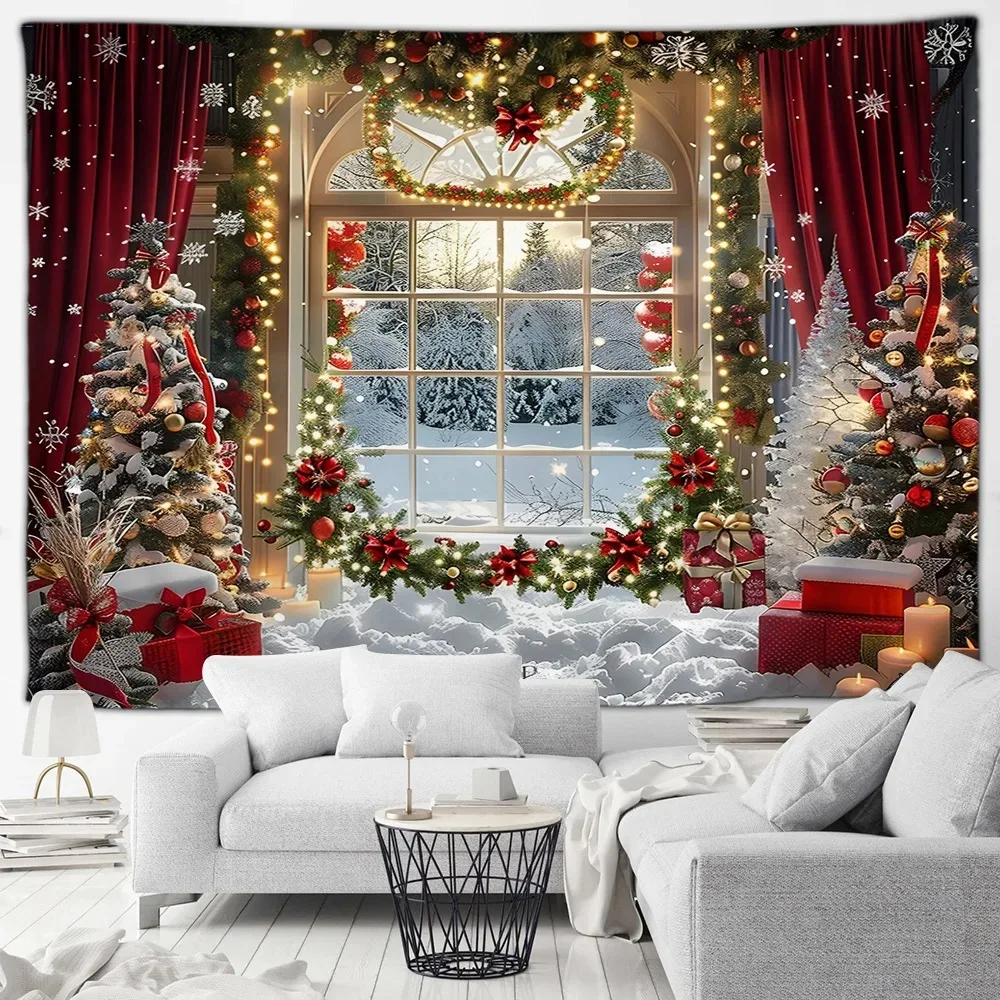 Christmas Day party decoration - Home Decor Garland ulasan dan harga