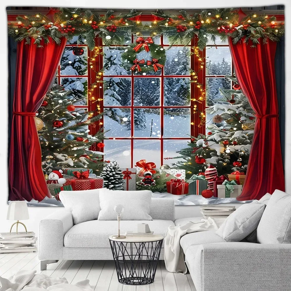 Christmas Day party decoration - Home Decor Garland ulasan dan harga