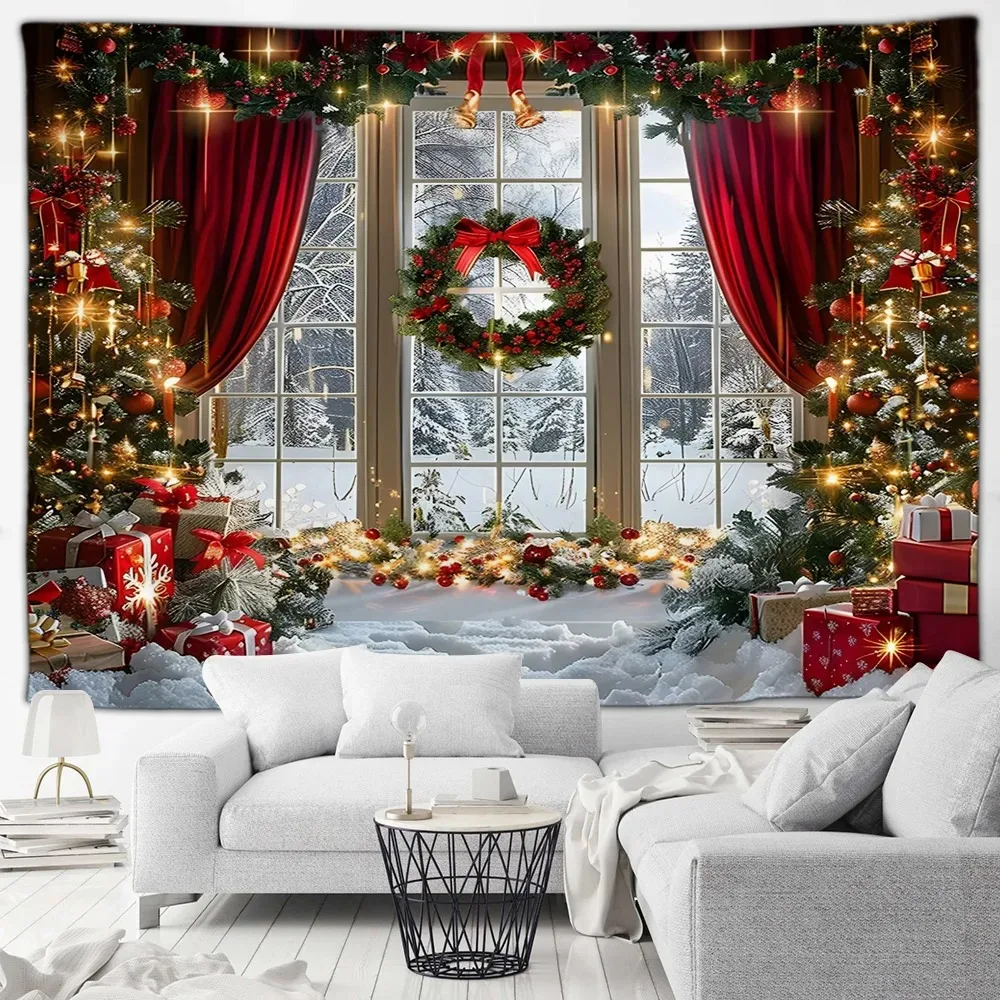 Christmas Day party decoration - Home Decor Garland ulasan dan harga