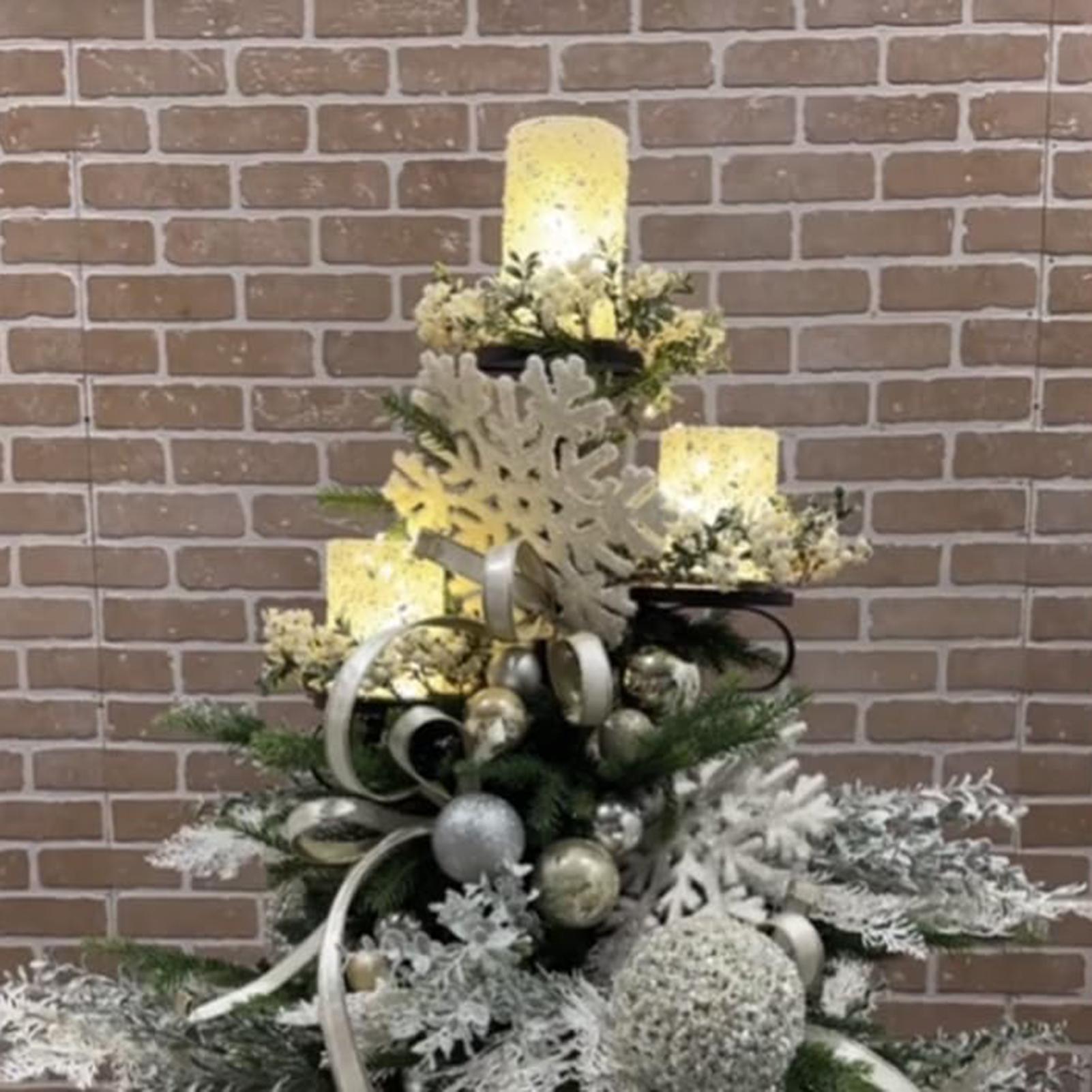 Black Triple Tree Topper Chris - Home Decor Tree ulasan dan harga