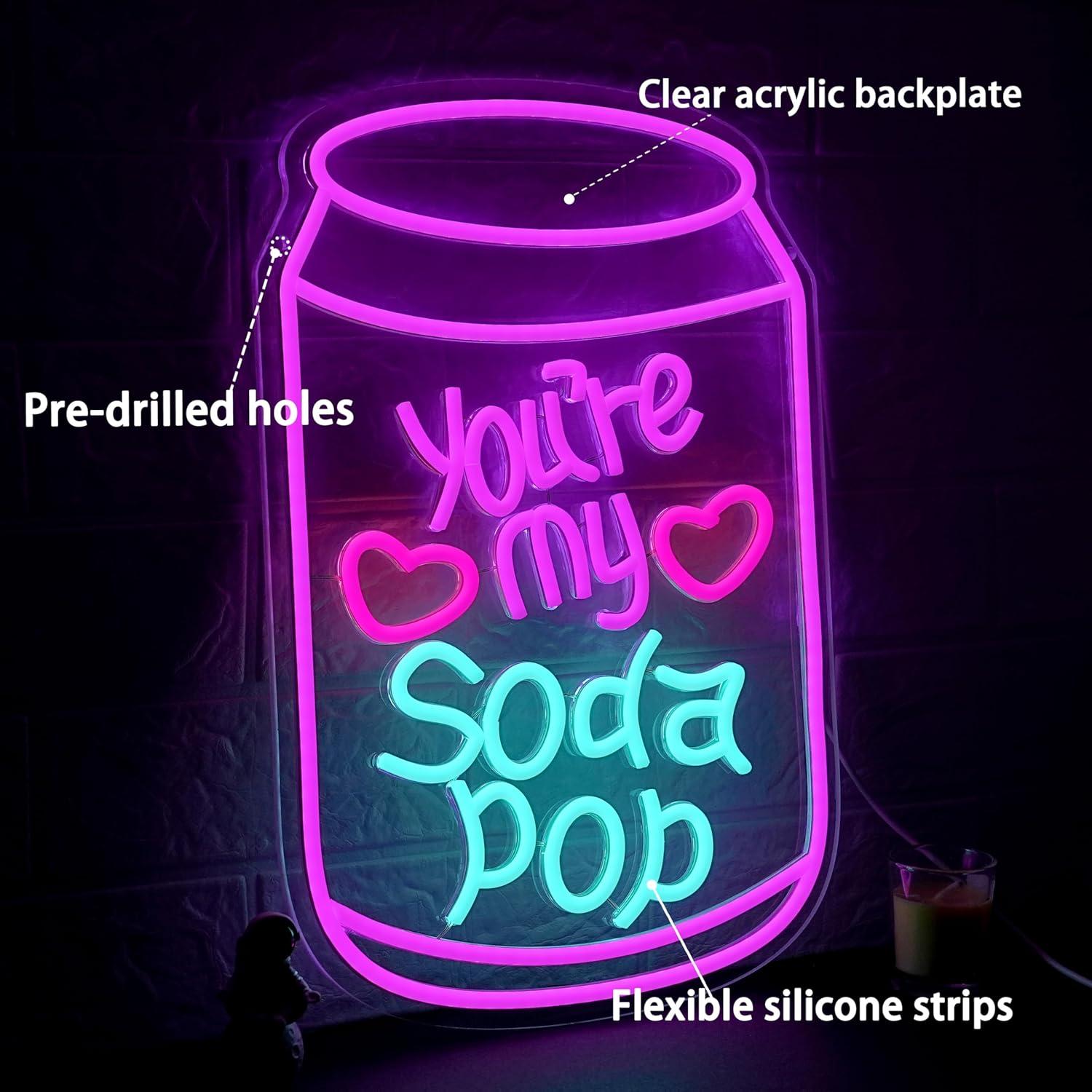 Romantic Neon Sign Dimmable LE - Home Decor Aesthetic ulasan dan harga