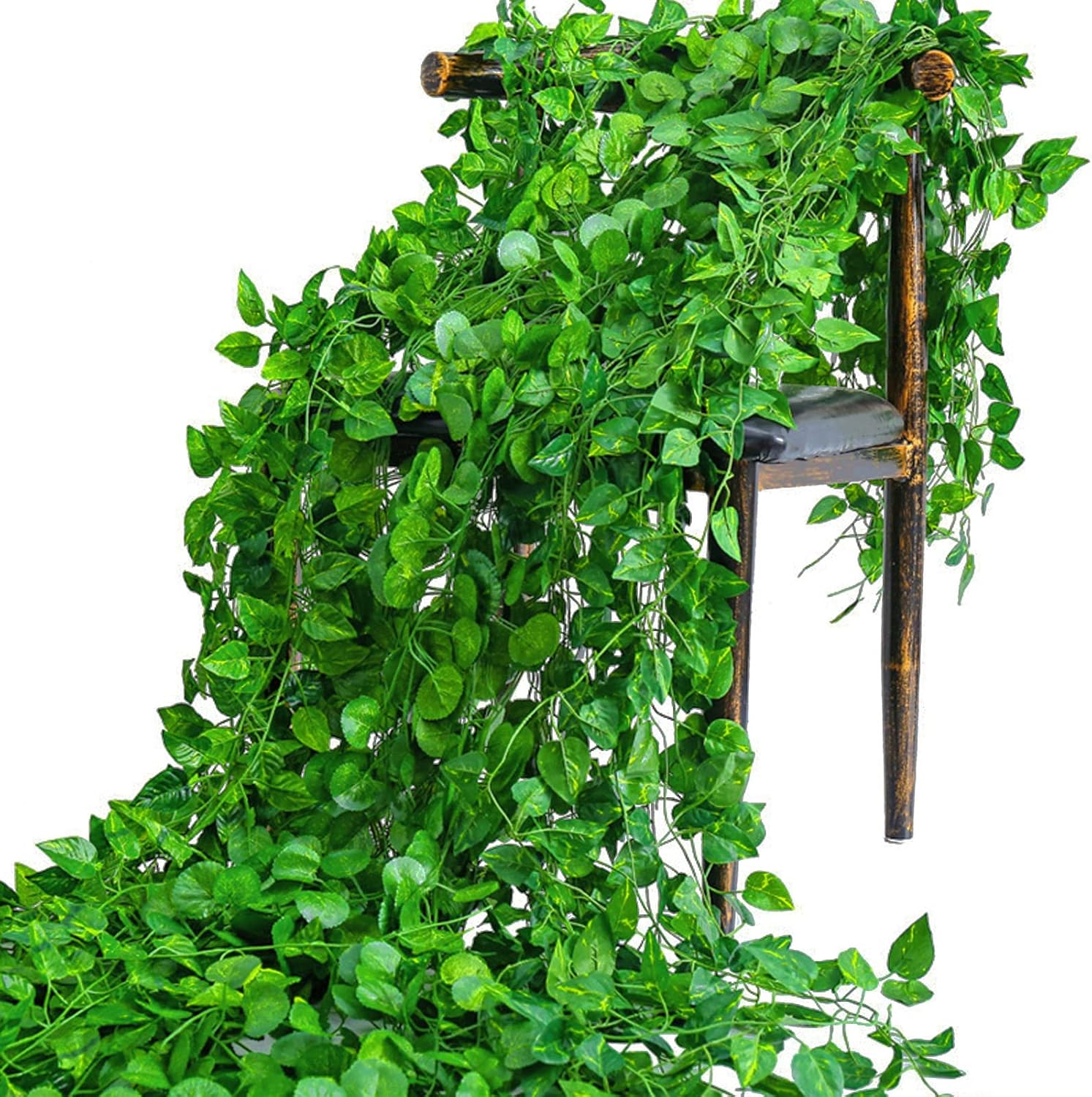 Artificial Green Ivy Leaf Ratt - Home Decor Garland ulasan dan harga
