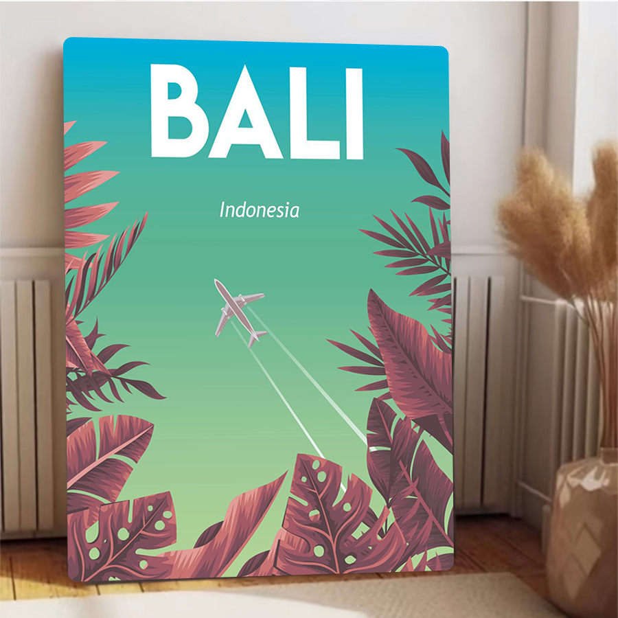 Bali Indonesia Scenery Metal W - Home Decor Indonesia ulasan dan harga