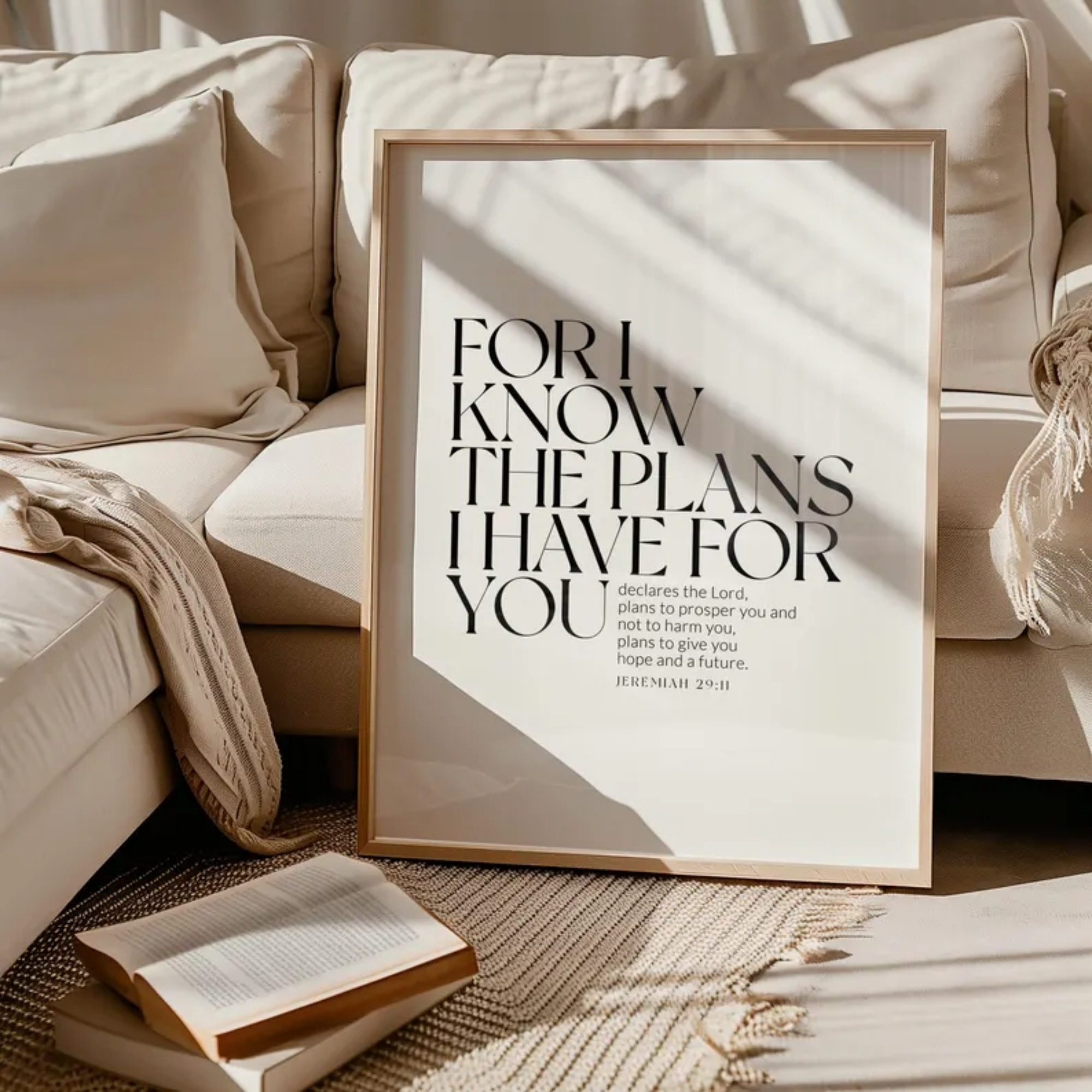 Bible Jeremiah 29:11Christian  - Home Decor Aesthetic ulasan dan harga
