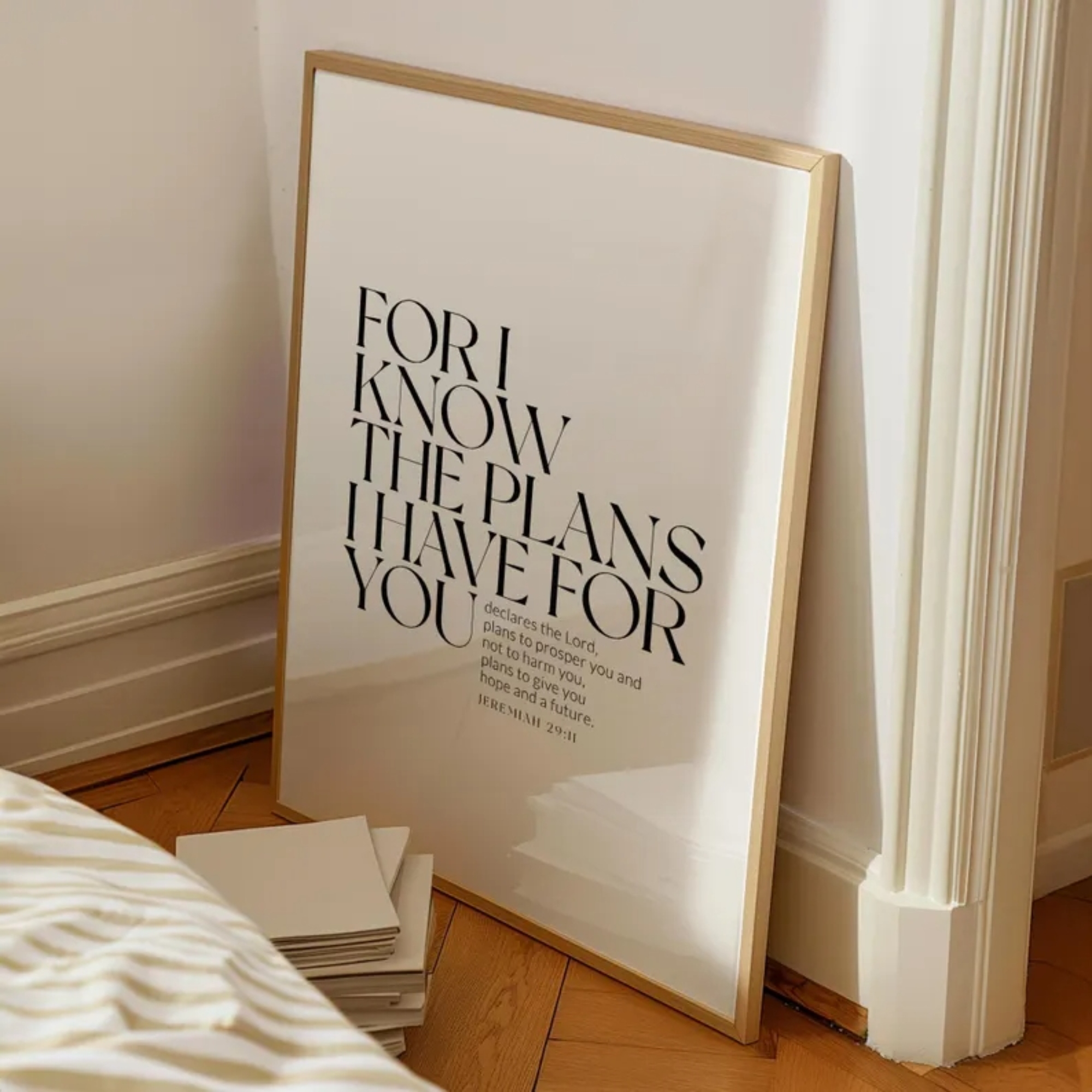 Bible Jeremiah 29:11Christian  - Home Decor Aesthetic ulasan dan harga