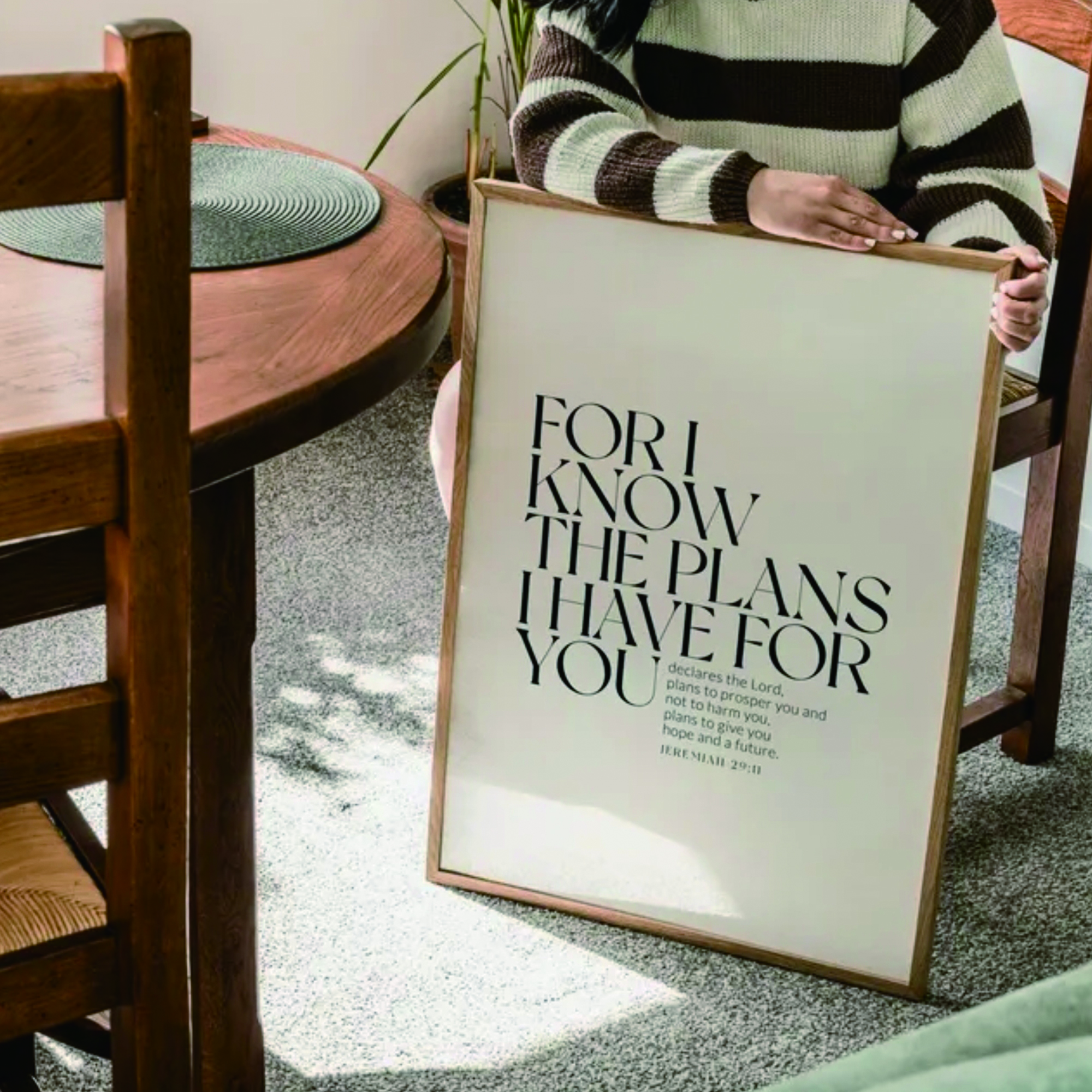 Bible Jeremiah 29:11Christian  - Home Decor Aesthetic ulasan dan harga