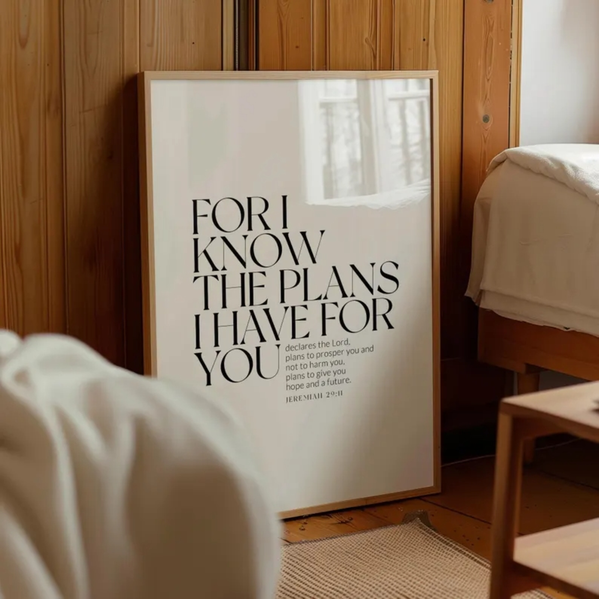 Bible Jeremiah 29:11Christian  - Home Decor Aesthetic ulasan dan harga