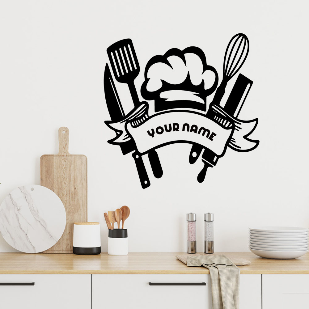 1PC Colorful Kitchenware Custo - Home Decor Sticker ulasan dan harga