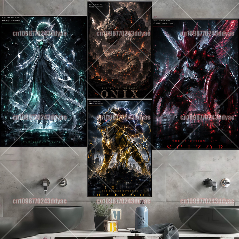 Anime Pokemon Canvas Painting  - Home Decor Aesthetic ulasan dan harga