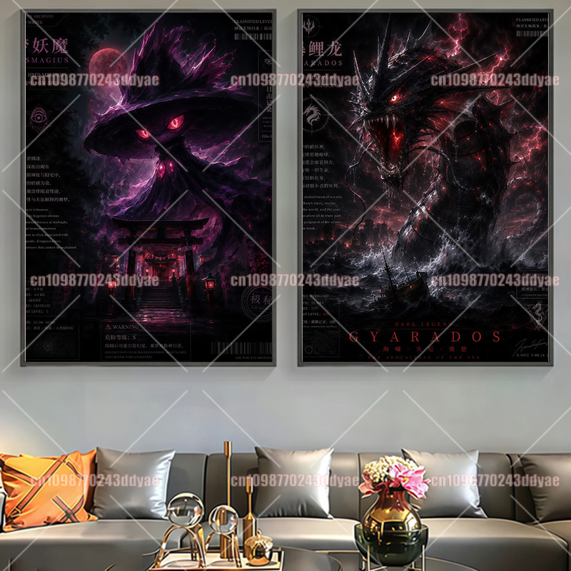 Anime Pokemon Canvas Painting  - Home Decor Aesthetic ulasan dan harga